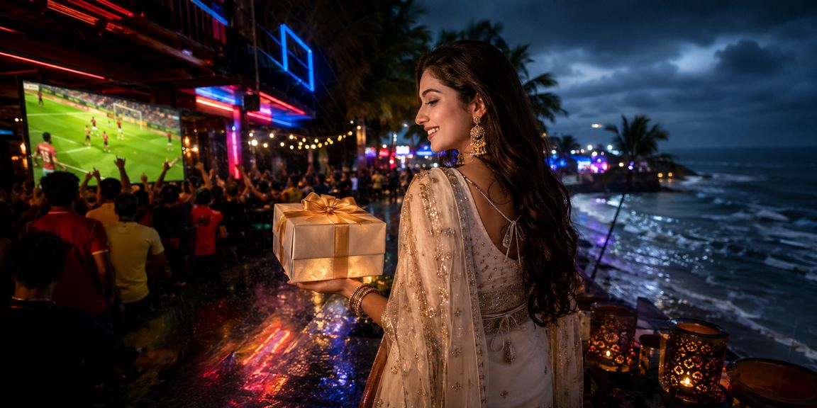 সেন্ট মার্টিন সমুদ্রতটে ক্যাসিনো বিনোদনের ছবি